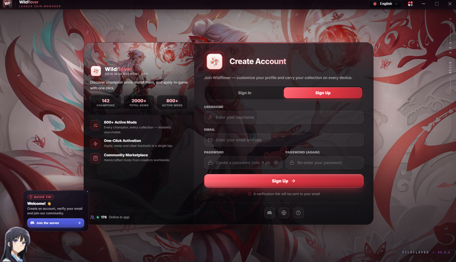 Create Your Account